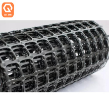 polyester 45kn pp plastic geogrid roll with ce certificate